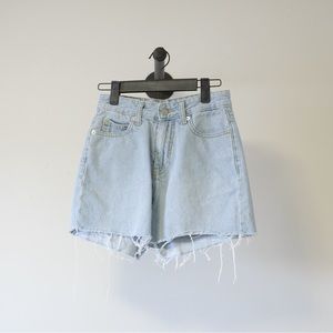 Dr. Denim Nora Denim Shorts Super Light Blue Size US 24